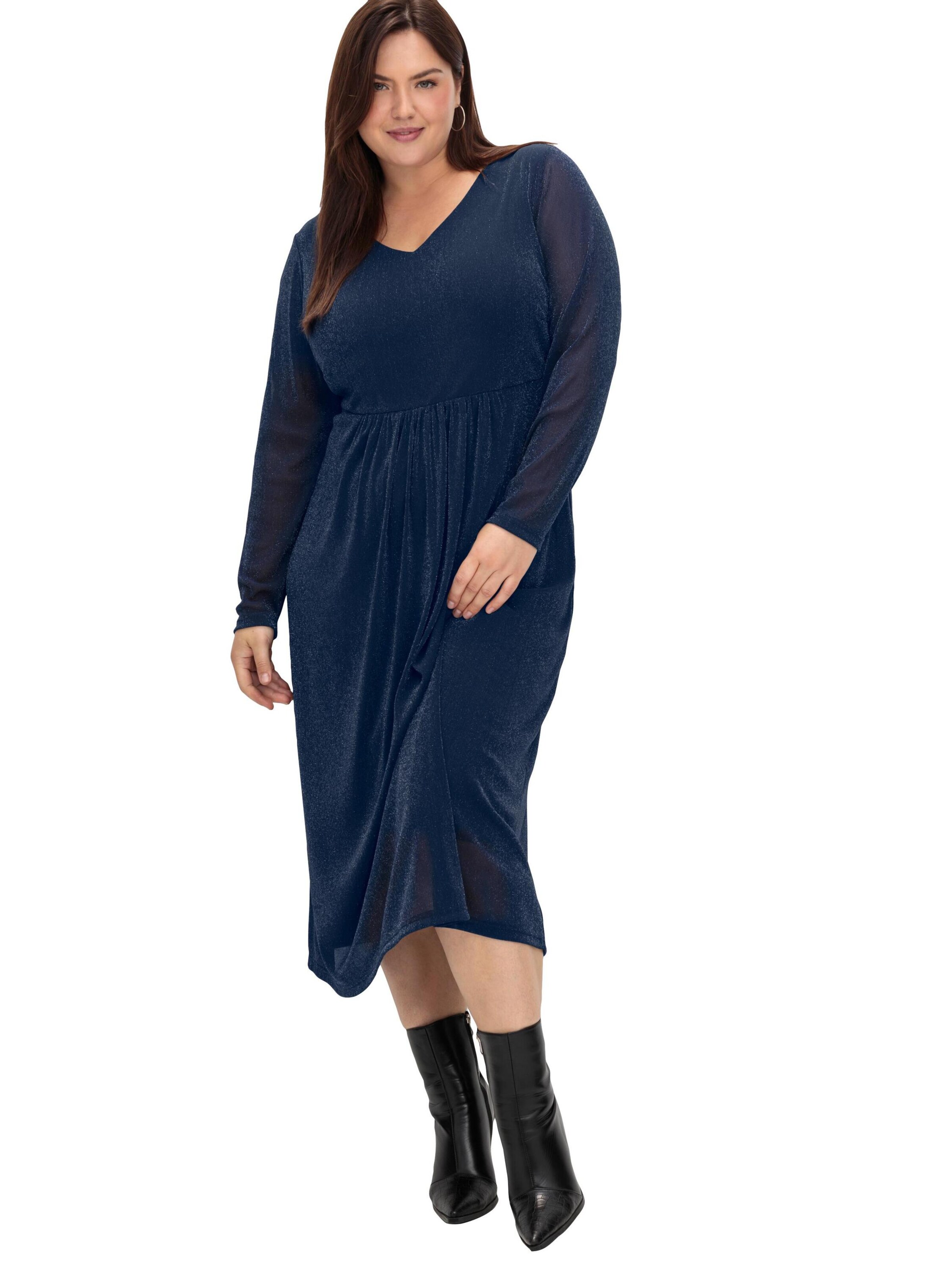 SHEEGO Βραδινό φόρεμα σε μπλε: μπροστά