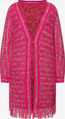 MIAMODA Strickjacke in Pink: Vorderseite
