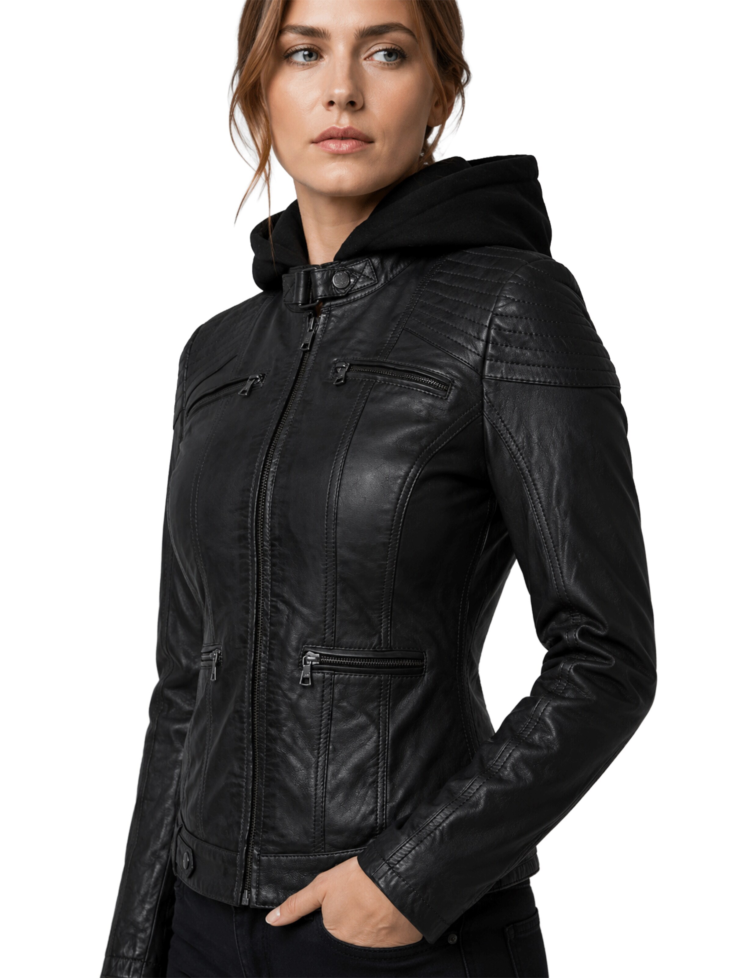 Agamaa Übergangsjacke 'Inga'‌‌‌‌‌‌ in Schwarz