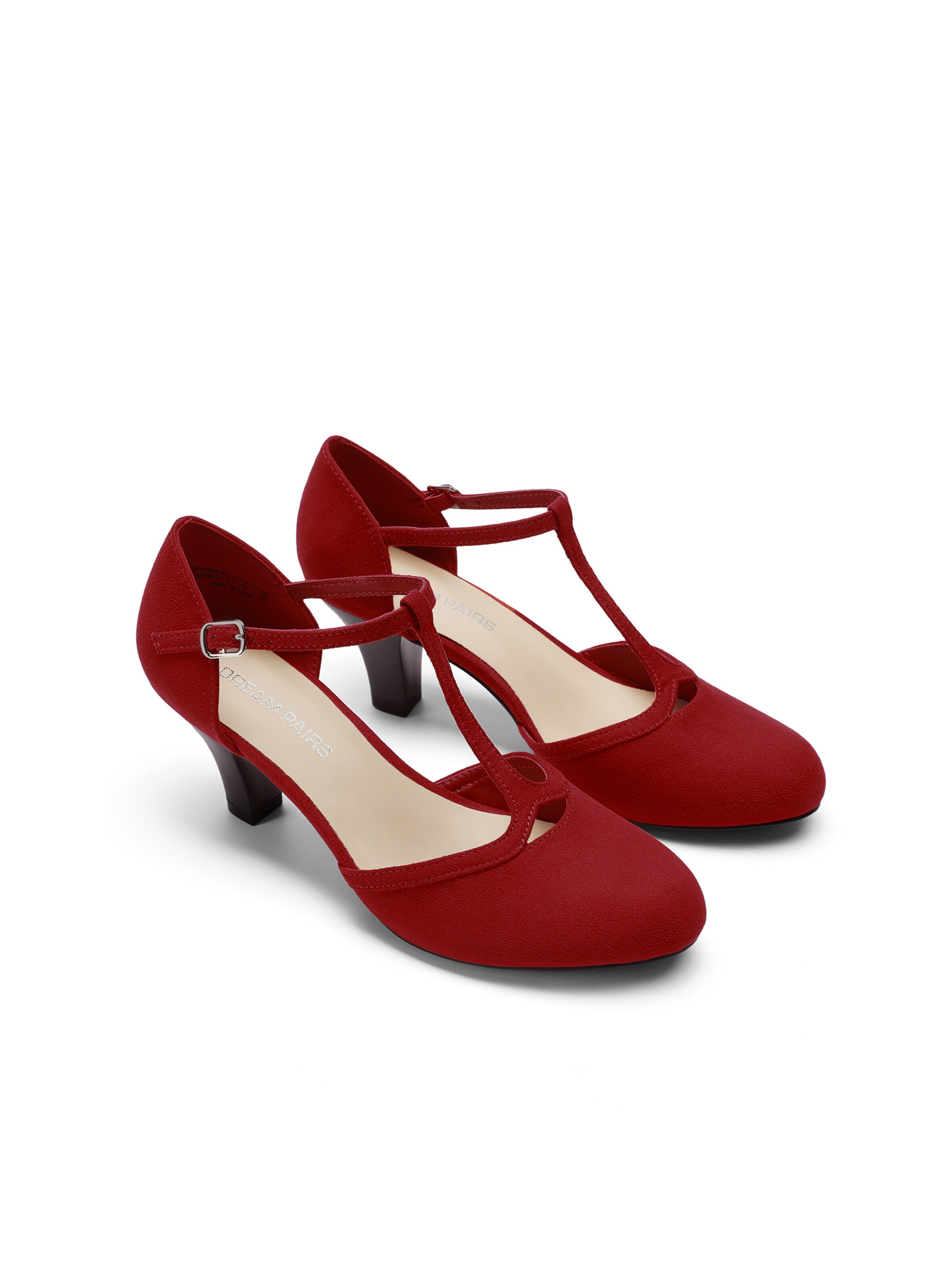Dream Pairs Pumps in Rood