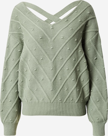 ABOUT YOU Sweater 'Hermine' in Green: front