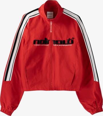 Bershka Between-Season Jacket in Red: front