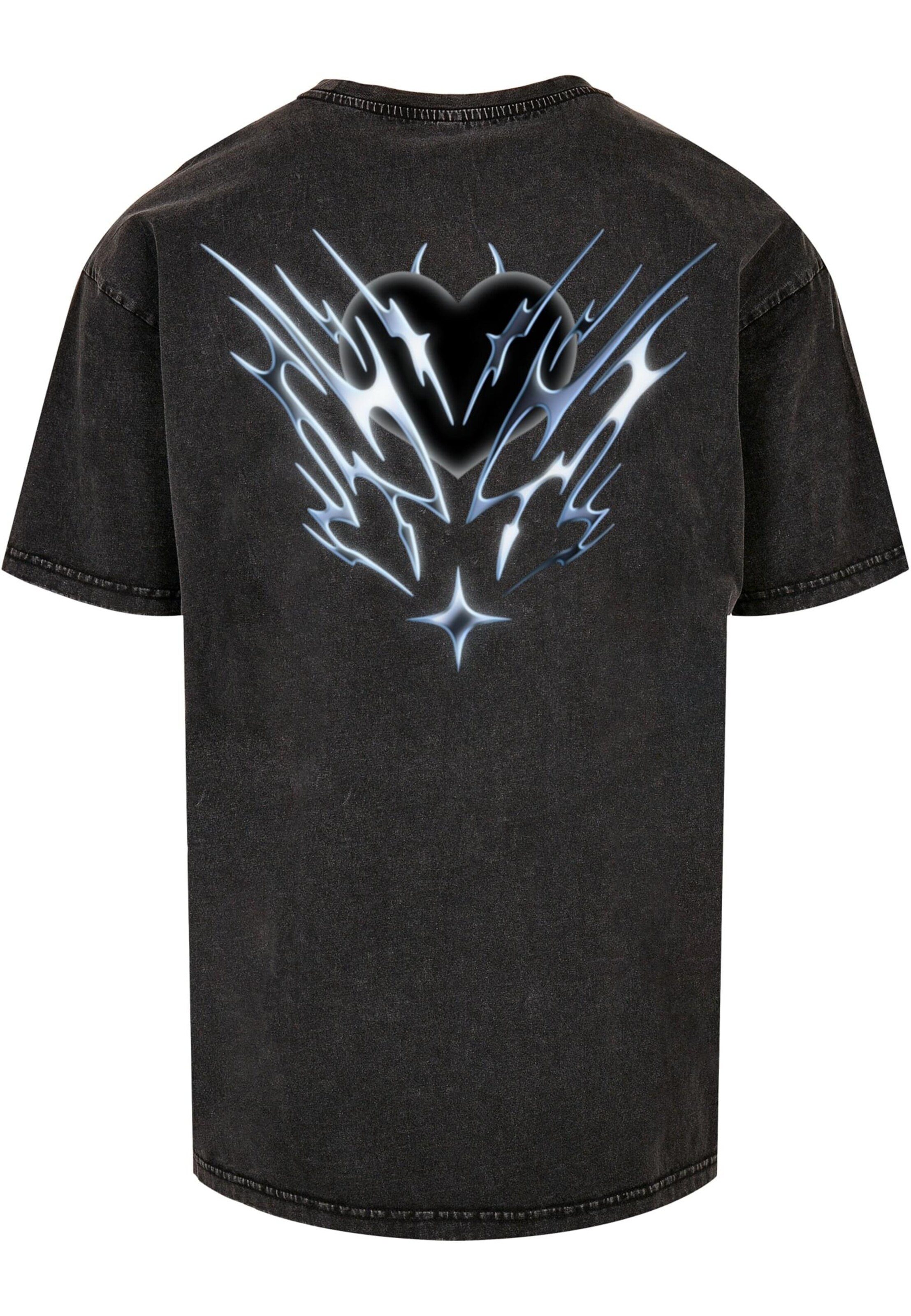 MT Upscale - Camisa 'Cagedchrome Acid' em preto