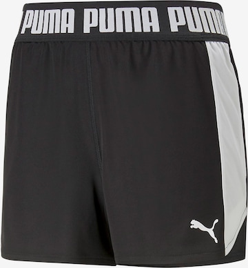 PUMA Workout Pants 'TRAIN ALL DAY' in Black: front