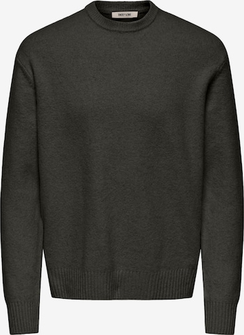 Only & Sons Sweater 'ONSJAMES' in Grey: front