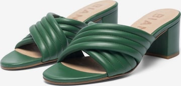 Bianco Mules 'STINE' in Green