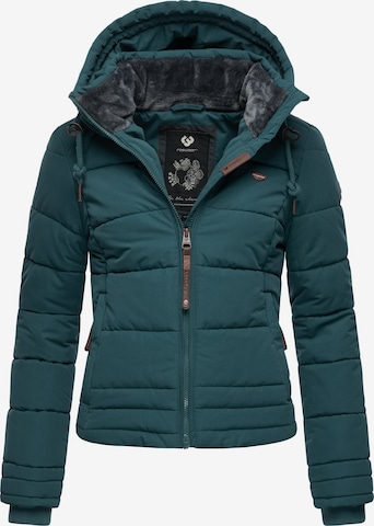 Ragwear Winter Jacket 'Novva' in Green: front