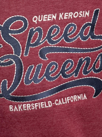 Queen Kerosin Between-Season Jacket 'Speed Queens' in Red