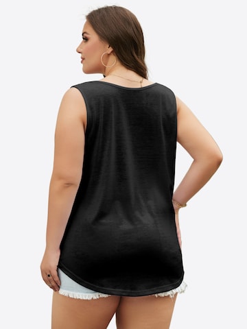 Imily Bela - Top en negro: atrás