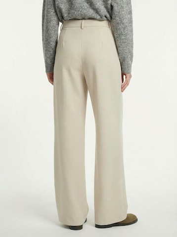studioselect Zvonové kalhoty Kalhoty se sklady v pase 'Zoe' – béžová