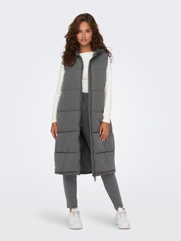 Gilet 'ONLALINA' ONLY en gris