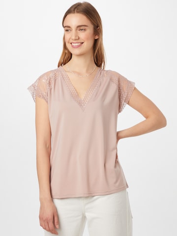 rosemunde Shirt in Roze: voorkant