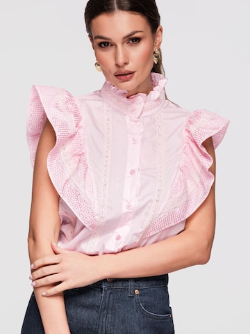 Camicia da donna di Ombre in rosa