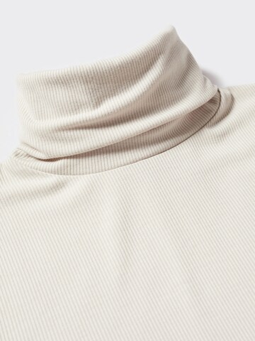 MANGO Koszulka 'NECKY' w kolorze beżowy