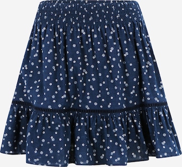 Madewell Rok in Blauw: voorkant