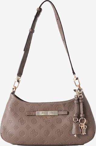 GUESS - Bolso de hombro 'Carmella' en marrón: frente