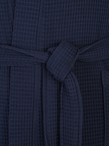 SCHIESSER Short Bathrobe in Blue