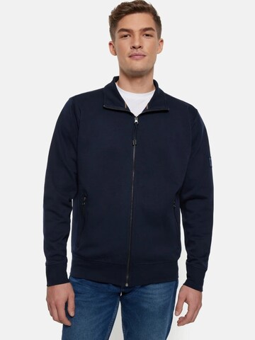 Signal Sweatjacke 'Bale' in Blau: Vorderseite