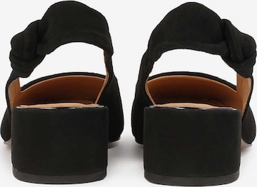 Kazar - Sapatos abertos atrás em preto