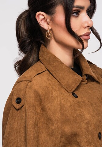 Ombre Tussenjas in Bruin