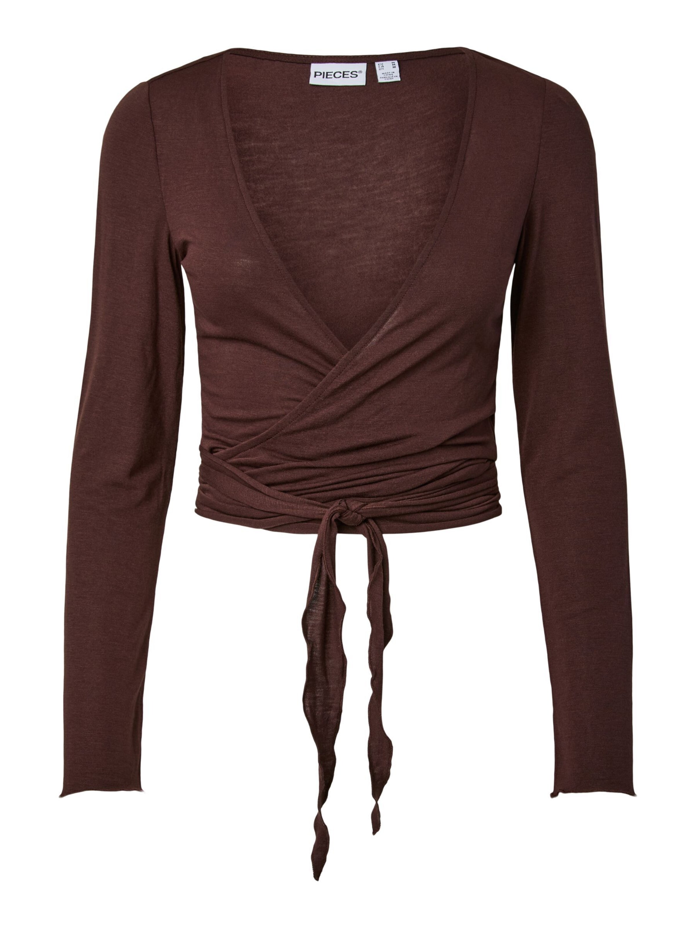 PIECES Overdel 'PCRoya' i brun: forside