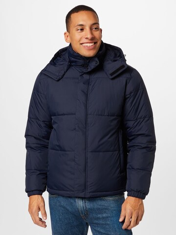 !Solid Winterjas in Blauw: voorkant