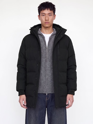 JACK & JONES Winter Coat 'JCOTrace Alpha' in Black: front