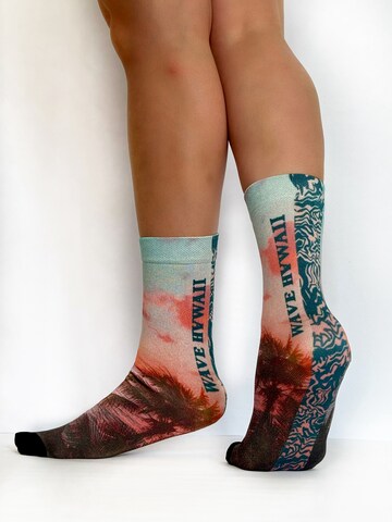 Chaussettes de sport 'Air Lite' Wave Hawaii en mélange de couleurs