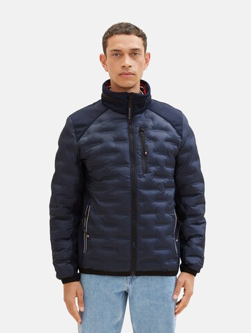 TOM TAILOR Between-Season Jacket in Blue: front