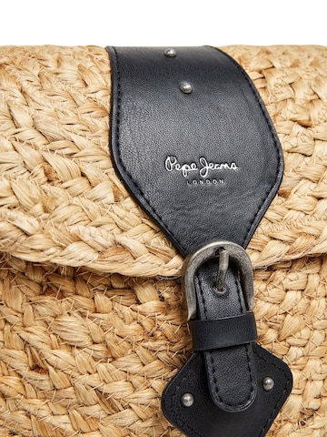 Pepe Jeans Schultertasche 'Saddie Coast' in Schwarz