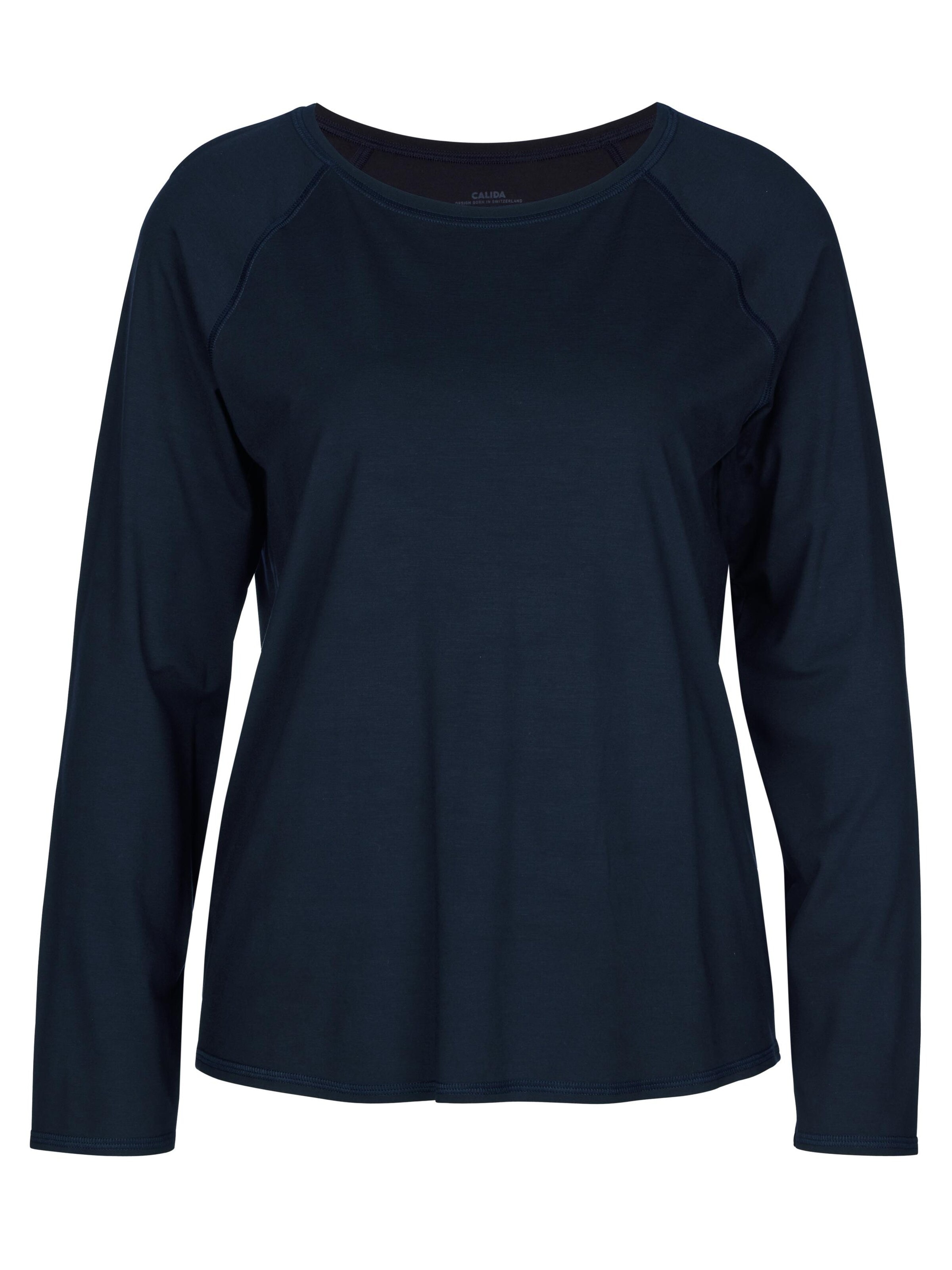 Chemise de nuit 'DEEPSLEEPWEAR Balancing' CALIDA en bleu : devant