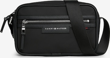 TOMMY HILFIGER - Bolso de hombro en negro: frente