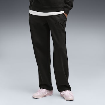 PUMA Loosefit Broek 'Essentials' in Zwart: voorkant