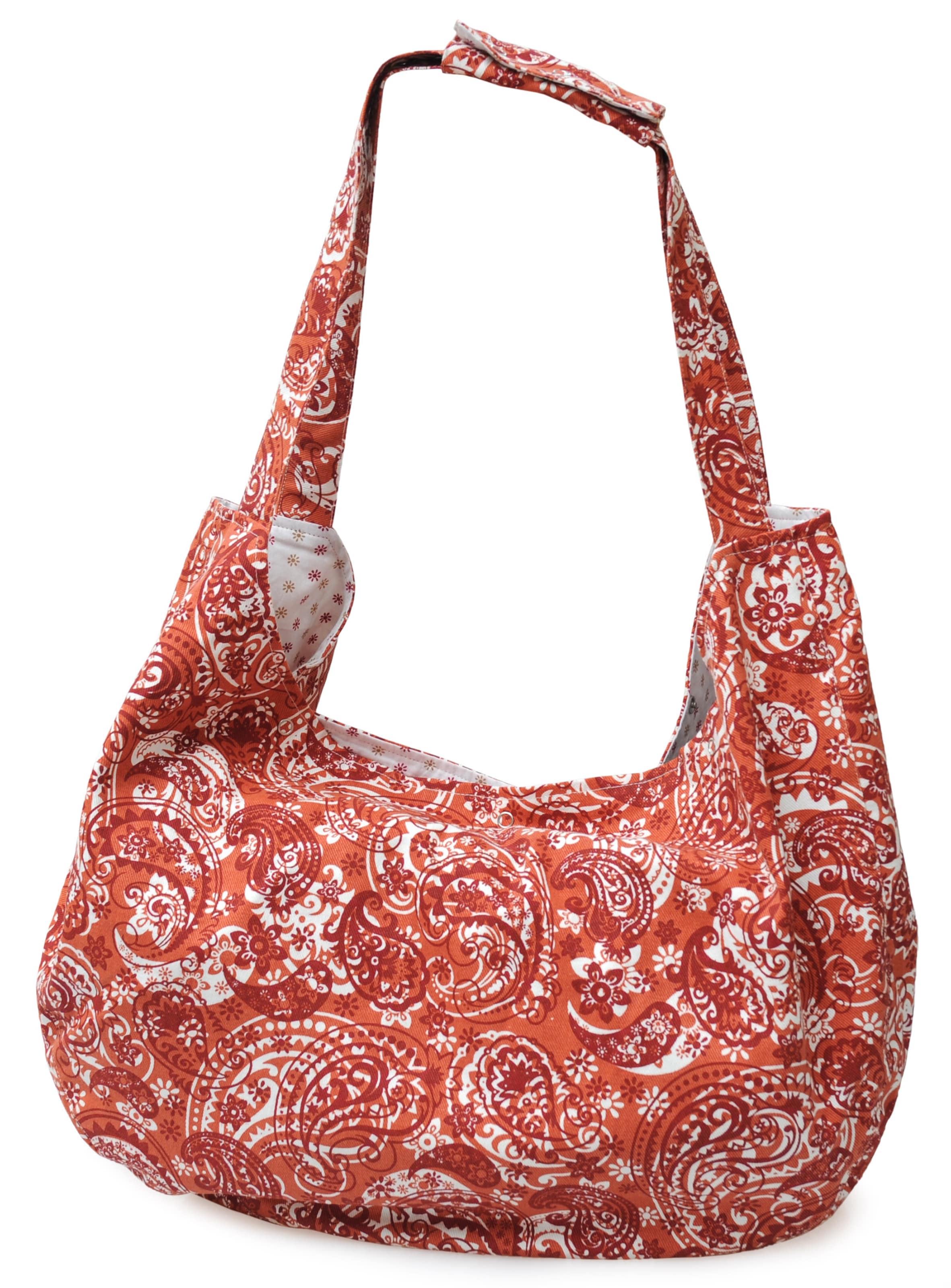 YOGISTAR.COM Yogatasche Yogibag® Active - Maxi Big - Cotton - Art Collection in Orange: Vorderseite