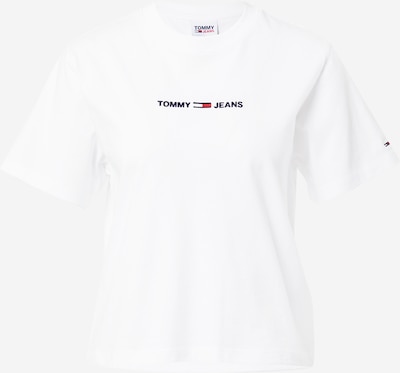 Tricou Tommy Jeans pe albastru / roșu / alb, Vizualizare produs