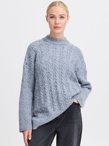 Pull-over 'Nata' b.young en bleu : devant