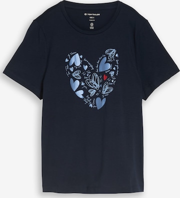 TOM TAILOR Shirt in Blauw: voorkant