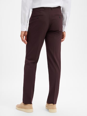 CINQUE Trousers with creases 'Citotti-H' in Purple
