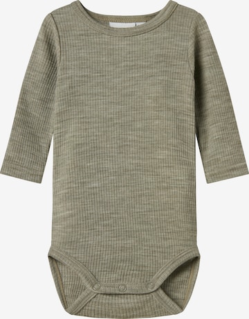 Tutina / body per bambino 'NBNWax' di NAME IT in verde: frontale