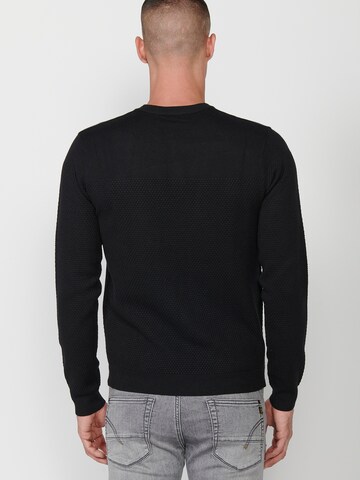 KOROSHI Sweater 'Punto' in Black
