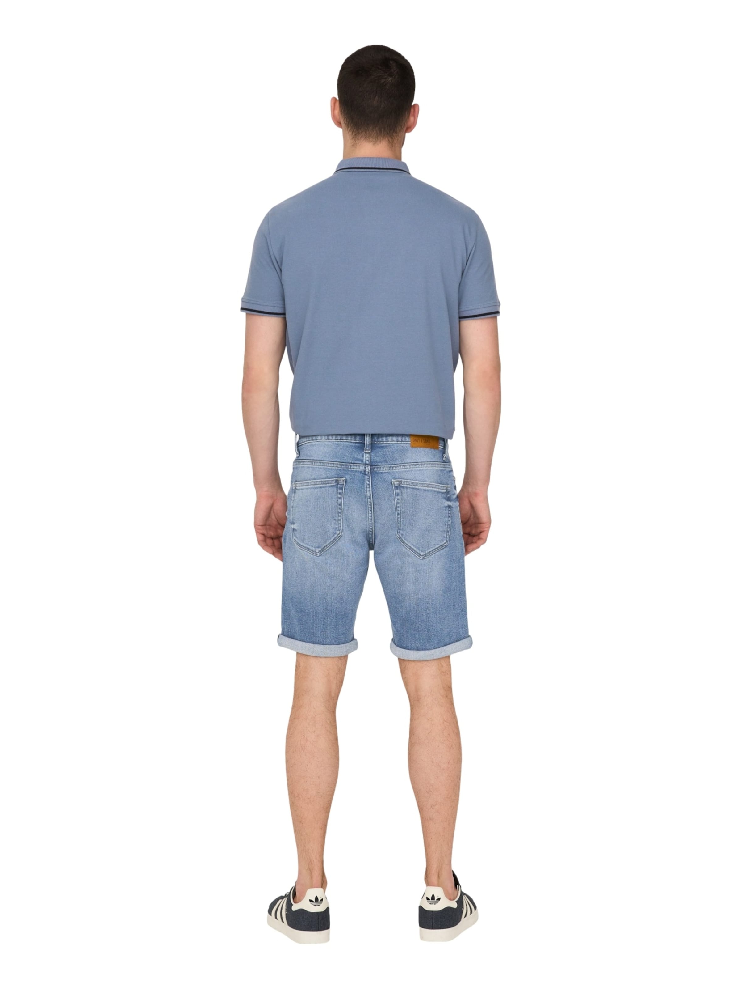 Only & Sons Štandardný strih Džínsy 'Ply MBD 8772' - Modrá