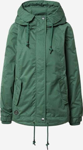 RagwearPrijelazna jakna - zelena boja: prednji dio