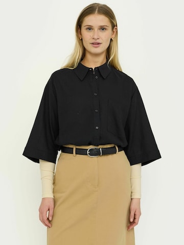 Soft Rebels Shirt ' SRYindi ' in Black: front