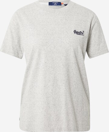 T-shirt 'Classic' Superdry en gris : devant