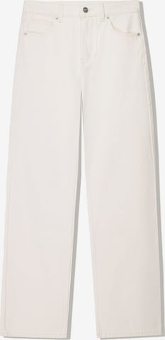 Bershka Jeans in Beige: front