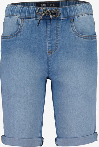 BLUE SEVEN Skinny Shorts in Blau: predná strana