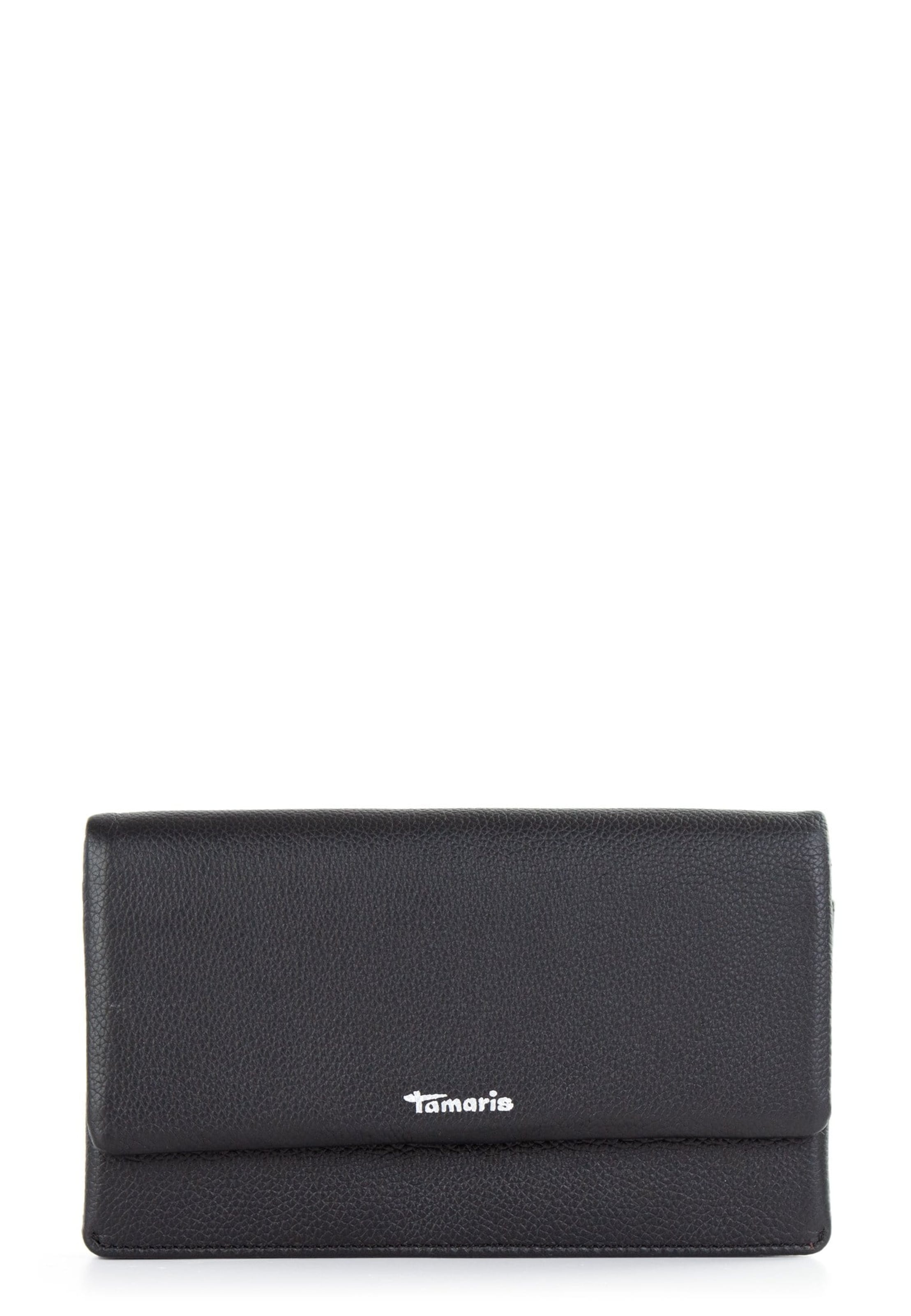 Tamaris Portemonnaie 'Amanda' in Schwarz: Vorderseite