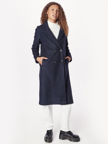 Monki Between-seasons coat in Blue: front