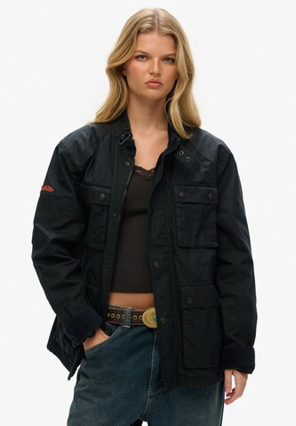 Veste mi-saison Superdry en noir : devant