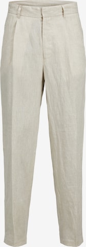 Pantalon à plis 'Bill  Theo' JACK & JONES en beige : devant